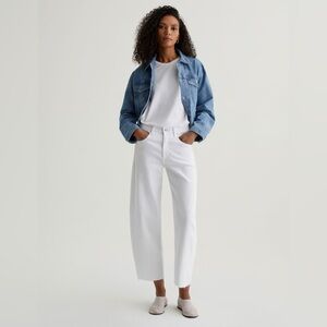 Adriano Goldschmied Hattie Crop High-Rise Barrel